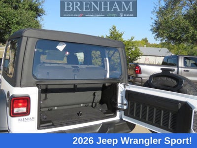 2026 Jeep Wrangler WRANGLER 2-DOOR SPORT