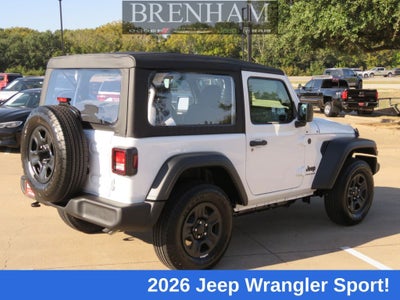 2026 Jeep Wrangler WRANGLER 2-DOOR SPORT