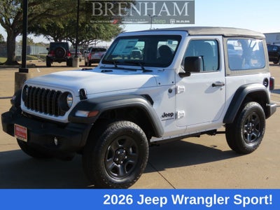 2026 Jeep Wrangler WRANGLER 2-DOOR SPORT