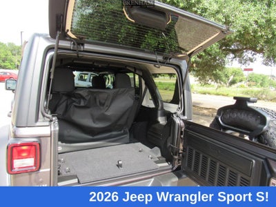 2026 Jeep Wrangler WRANGLER 4-DOOR SPORT S