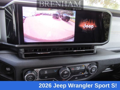 2026 Jeep Wrangler WRANGLER 4-DOOR SPORT S