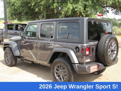 2026 Jeep Wrangler WRANGLER 4-DOOR SPORT S