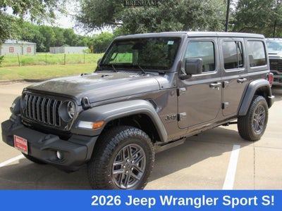 2026 Jeep Wrangler WRANGLER 4-DOOR SPORT S