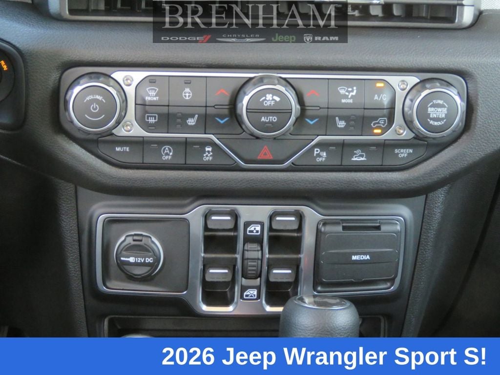 2026 Jeep Wrangler WRANGLER 4-DOOR SPORT S