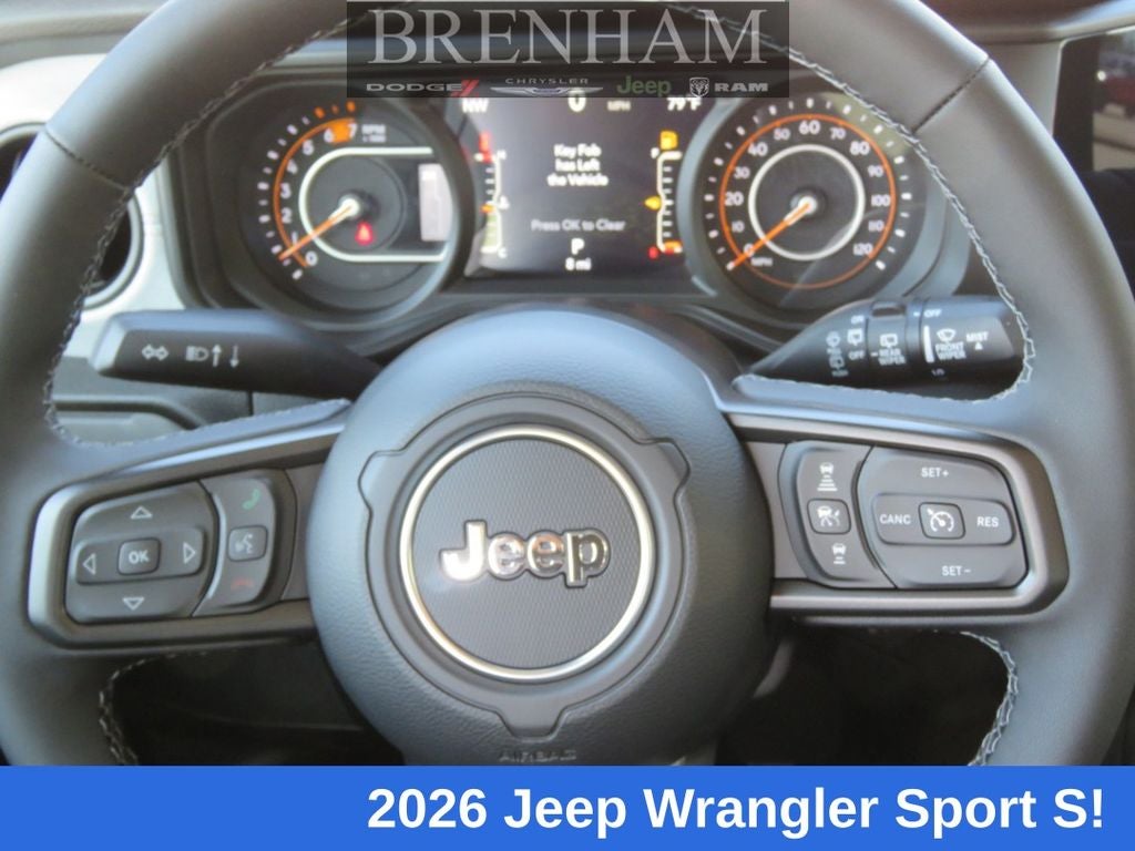 2026 Jeep Wrangler WRANGLER 4-DOOR SPORT S