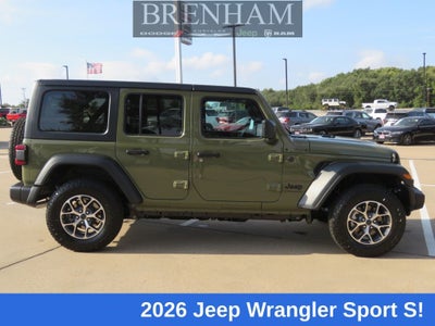 2026 Jeep Wrangler WRANGLER 4-DOOR SPORT S