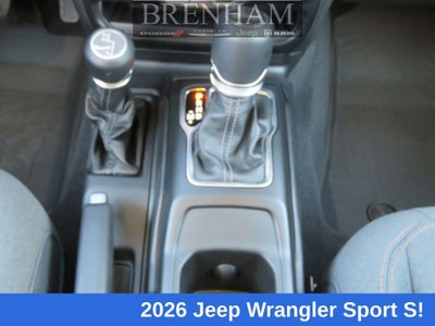 2026 Jeep Wrangler WRANGLER 4-DOOR SPORT S