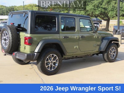 2026 Jeep Wrangler WRANGLER 4-DOOR SPORT S