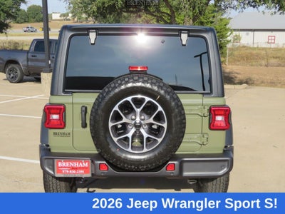 2026 Jeep Wrangler WRANGLER 4-DOOR SPORT S
