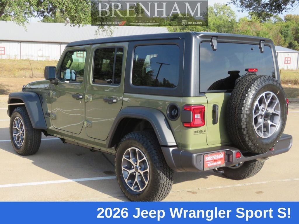 2026 Jeep Wrangler WRANGLER 4-DOOR SPORT S