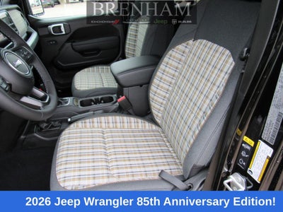2026 Jeep Wrangler WRANGLER 4-DOOR 85TH ANNIVERSARY EDITION