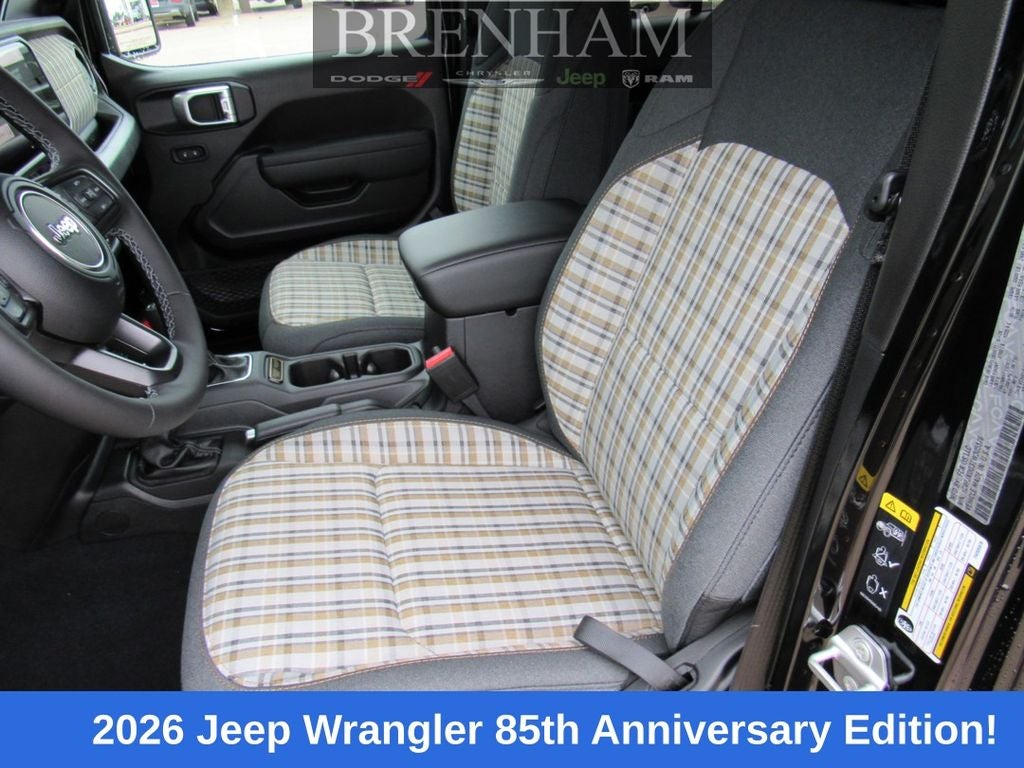 2026 Jeep Wrangler WRANGLER 4-DOOR 85TH ANNIVERSARY EDITION