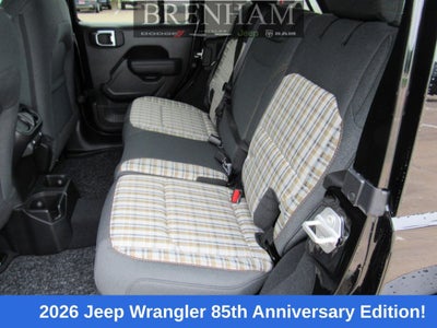 2026 Jeep Wrangler WRANGLER 4-DOOR 85TH ANNIVERSARY EDITION