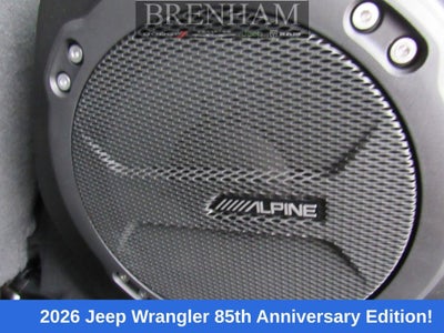 2026 Jeep Wrangler WRANGLER 4-DOOR 85TH ANNIVERSARY EDITION