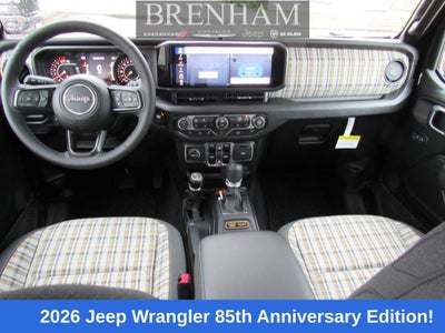 2026 Jeep Wrangler WRANGLER 4-DOOR 85TH ANNIVERSARY EDITION
