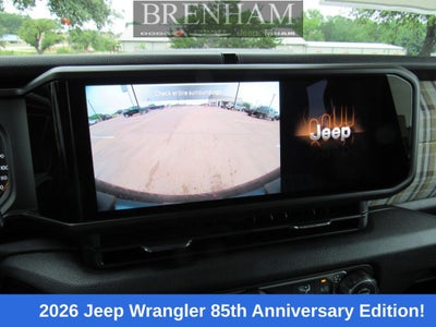 2026 Jeep Wrangler WRANGLER 4-DOOR 85TH ANNIVERSARY EDITION