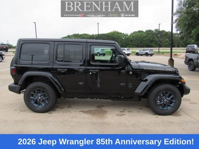 2026 Jeep Wrangler WRANGLER 4-DOOR 85TH ANNIVERSARY EDITION