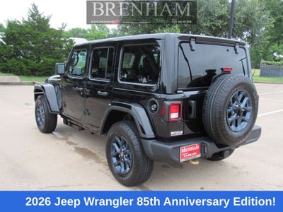 2026 Jeep Wrangler WRANGLER 4-DOOR 85TH ANNIVERSARY EDITION
