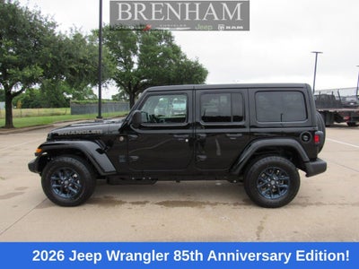 2026 Jeep Wrangler WRANGLER 4-DOOR 85TH ANNIVERSARY EDITION