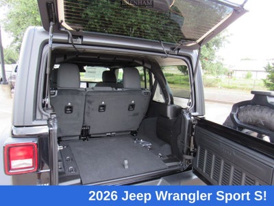 2026 Jeep Wrangler WRANGLER 4-DOOR SPORT S