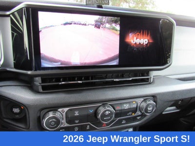 2026 Jeep Wrangler WRANGLER 4-DOOR SPORT S