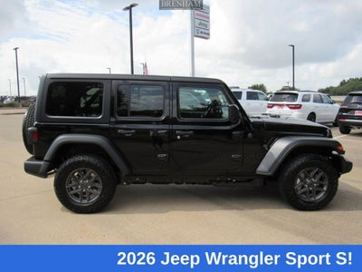 2026 Jeep Wrangler WRANGLER 4-DOOR SPORT S