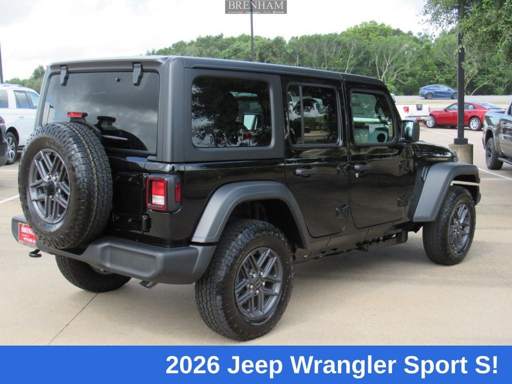 2026 Jeep Wrangler WRANGLER 4-DOOR SPORT S