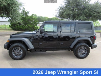2026 Jeep Wrangler WRANGLER 4-DOOR SPORT S