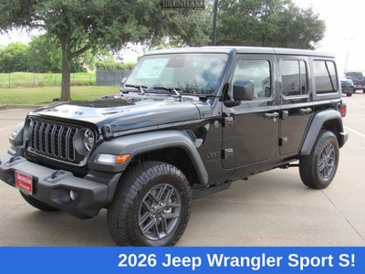 2026 Jeep Wrangler WRANGLER 4-DOOR SPORT S
