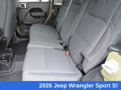 2026 Jeep Wrangler WRANGLER 4-DOOR SPORT S