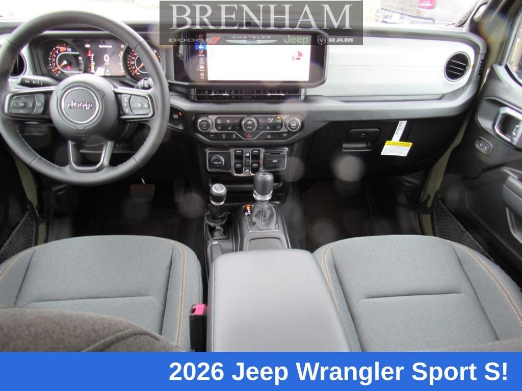 2026 Jeep Wrangler WRANGLER 4-DOOR SPORT S