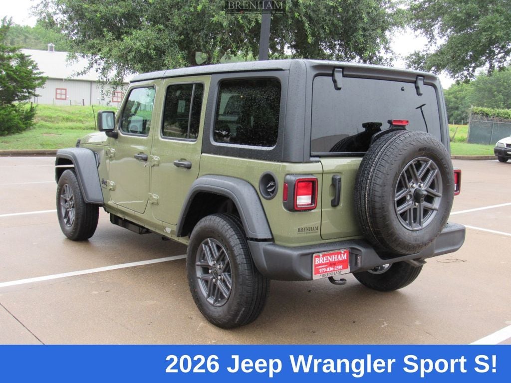2026 Jeep Wrangler WRANGLER 4-DOOR SPORT S