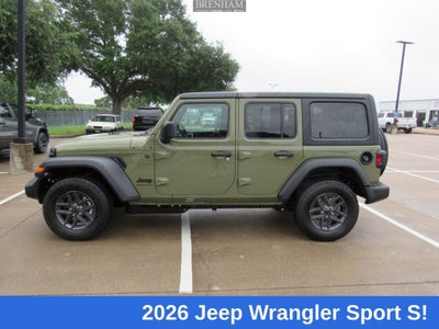 2026 Jeep Wrangler WRANGLER 4-DOOR SPORT S