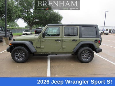 2026 Jeep Wrangler WRANGLER 4-DOOR SPORT S
