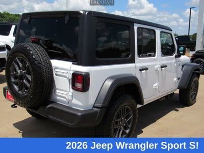 2026 Jeep Wrangler WRANGLER 4-DOOR SPORT S