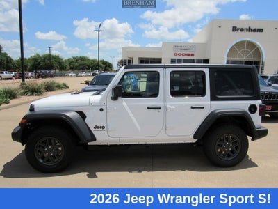2026 Jeep Wrangler WRANGLER 4-DOOR SPORT S