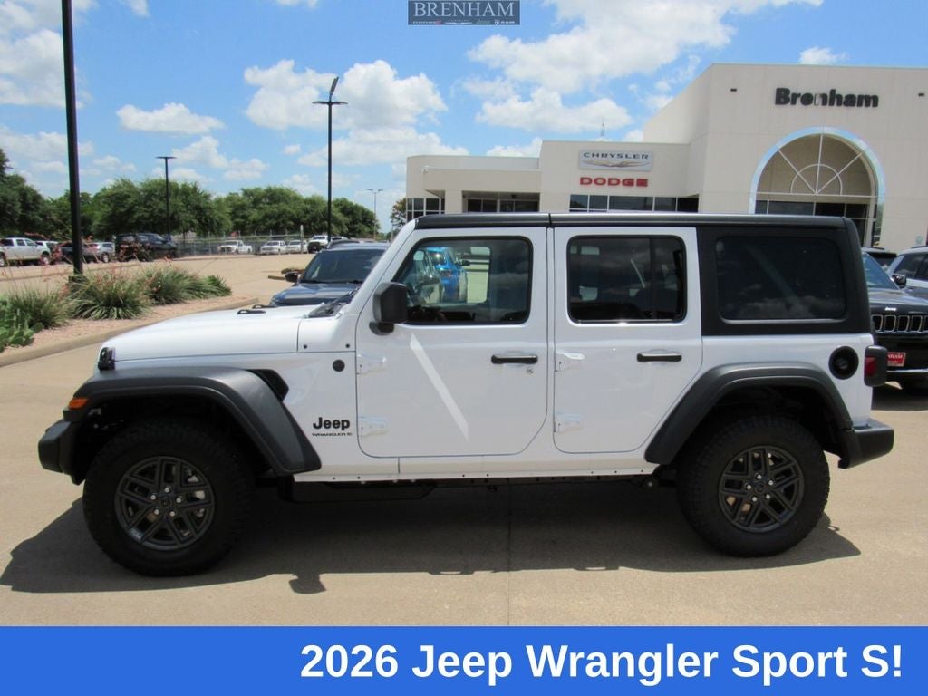 2026 Jeep Wrangler WRANGLER 4-DOOR SPORT S