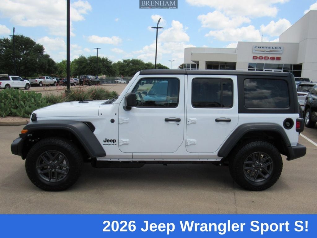 2026 Jeep Wrangler WRANGLER 4-DOOR SPORT S