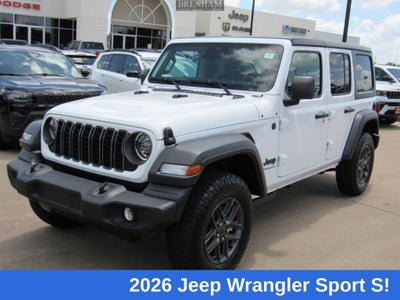 2026 Jeep Wrangler WRANGLER 4-DOOR SPORT S
