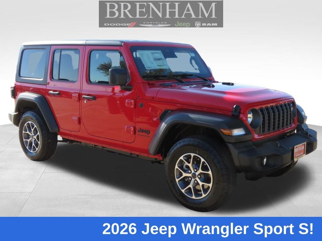 2026 Jeep Wrangler WRANGLER 4-DOOR SPORT S