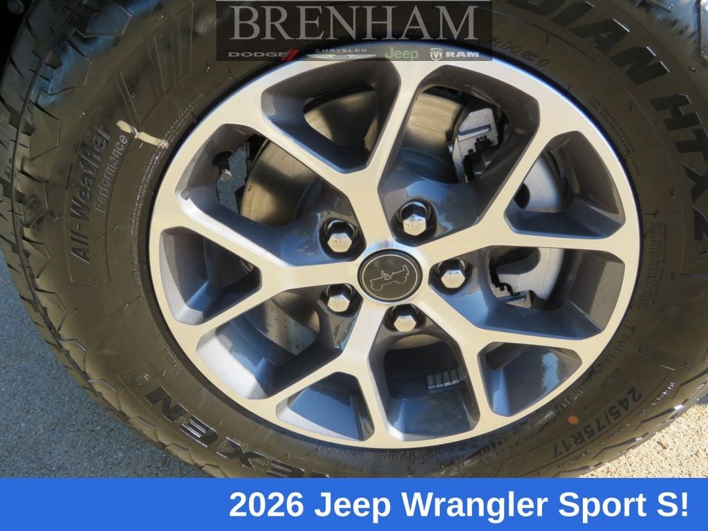 2026 Jeep Wrangler WRANGLER 4-DOOR SPORT S