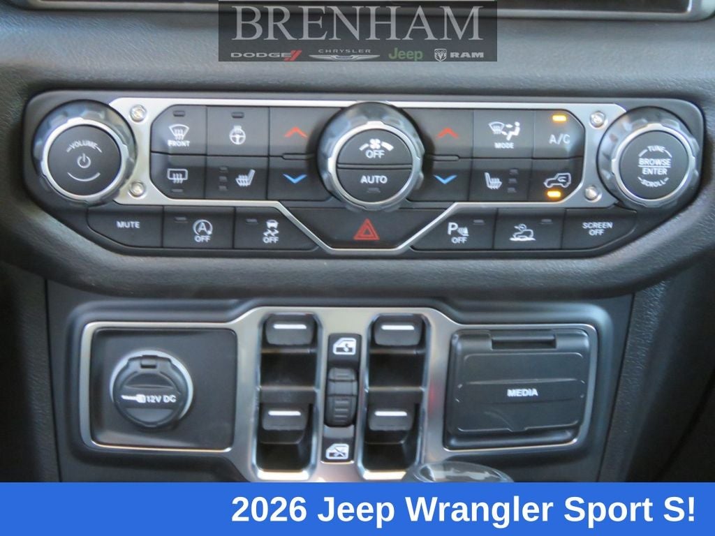 2026 Jeep Wrangler WRANGLER 4-DOOR SPORT S