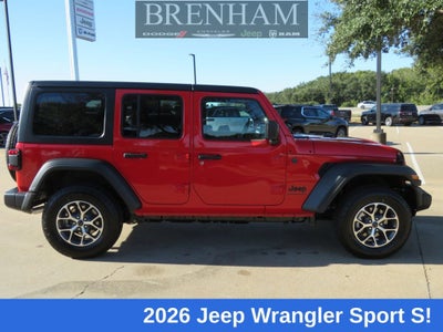 2026 Jeep Wrangler WRANGLER 4-DOOR SPORT S