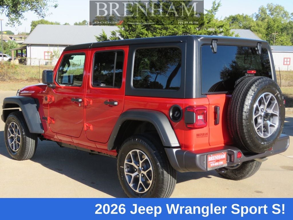 2026 Jeep Wrangler WRANGLER 4-DOOR SPORT S