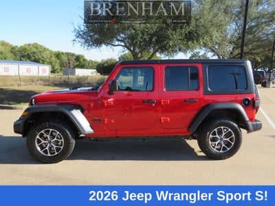2026 Jeep Wrangler WRANGLER 4-DOOR SPORT S