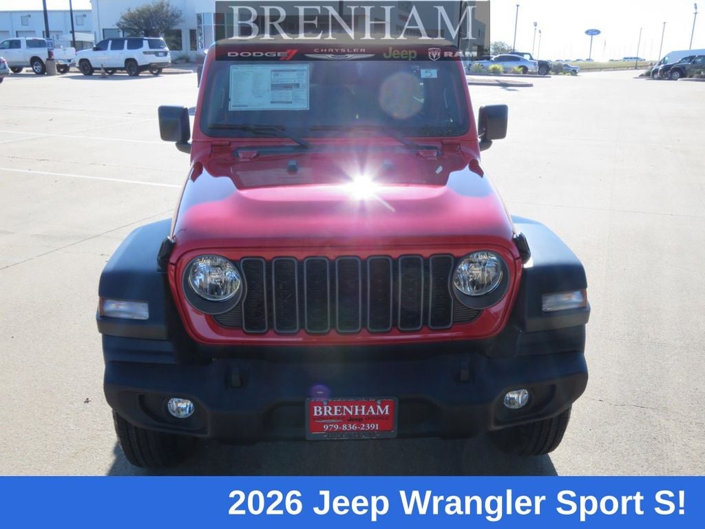 2026 Jeep Wrangler WRANGLER 4-DOOR SPORT S