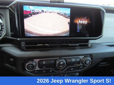2026 Jeep Wrangler WRANGLER 4-DOOR SPORT S