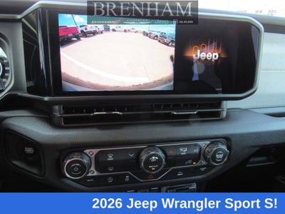 2026 Jeep Wrangler WRANGLER 4-DOOR SPORT S