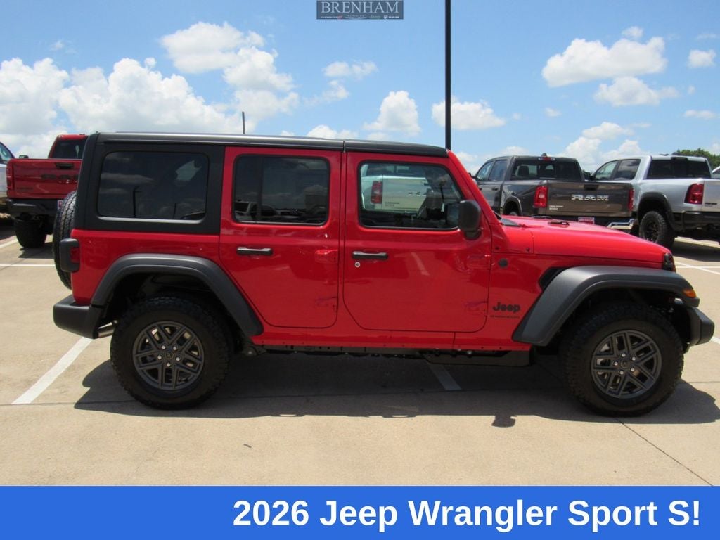 2026 Jeep Wrangler WRANGLER 4-DOOR SPORT S