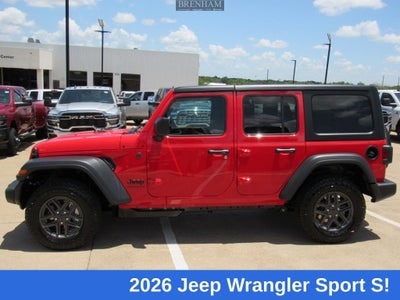 2026 Jeep Wrangler WRANGLER 4-DOOR SPORT S